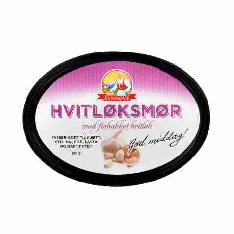 Bilde av Synnøve Hvitløkssmør. Bilde av Synnøve Hvitløkssmør.