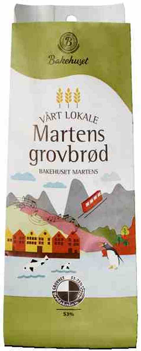 Bilde av Bakehuset martens grovbrød. Bilde av Bakehuset martens grovbrød.