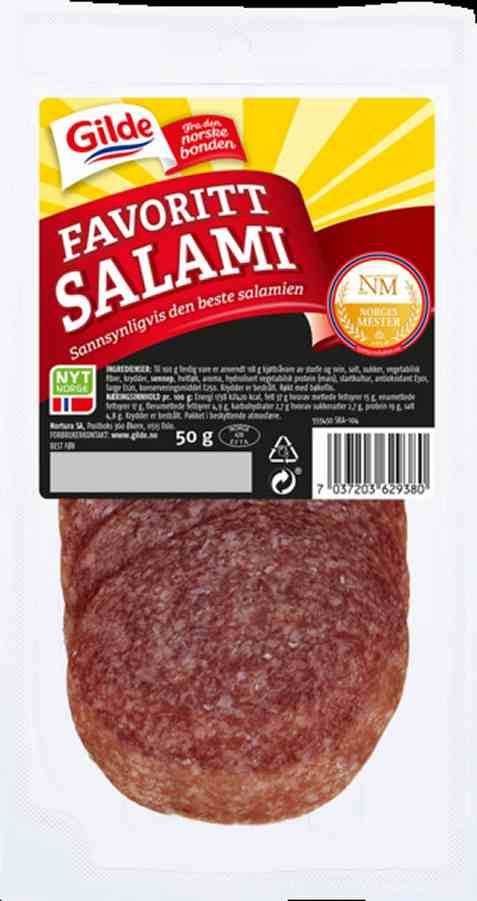 Bilde av Gilde Favorittsalami 50 gr. Bilde av Gilde Favorittsalami 50 gr.