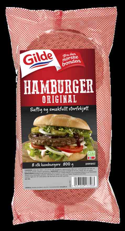 Bilde av Gilde Hamburgere original fryst. Bilde av Gilde Hamburgere original fryst.