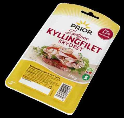 Bilde av Prior løvtynn kyllingfilet krydret. Bilde av Prior løvtynn kyllingfilet krydret.