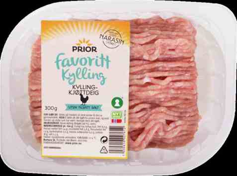 Bilde av Prior kyllingkjøttdeig favorittkylling uten tilsatt salt. Bilde av Prior kyllingkjøttdeig favorittkylling uten tilsatt salt.