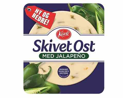 Bilde av Kavli Skivet Ost med Jalapeño. Bilde av Kavli Skivet Ost med Jalapeño.