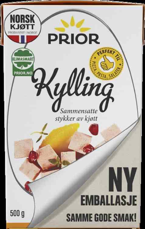 Bilde av Prior Kylling langtidsholdbar. Bilde av Prior Kylling langtidsholdbar.