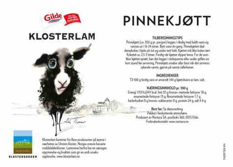 Bilde av Gilde Klosterlam pinnekjøtt. Bilde av Gilde Klosterlam pinnekjøtt.