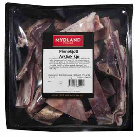 Bilde av Mydland pinnekjøtt av kje. Bilde av Mydland pinnekjøtt av kje.