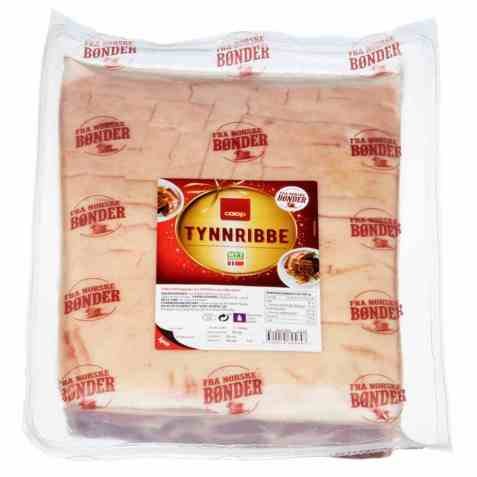 Bilde av Coop tynnribbe 2,3kg. Bilde av Coop tynnribbe 2,3kg.