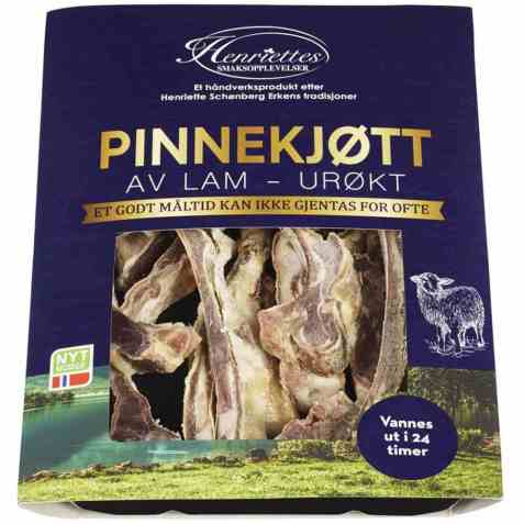 Bilde av Henriettes Pinnekjøtt av Lam urøkt. Bilde av Henriettes Pinnekjøtt av Lam urøkt.