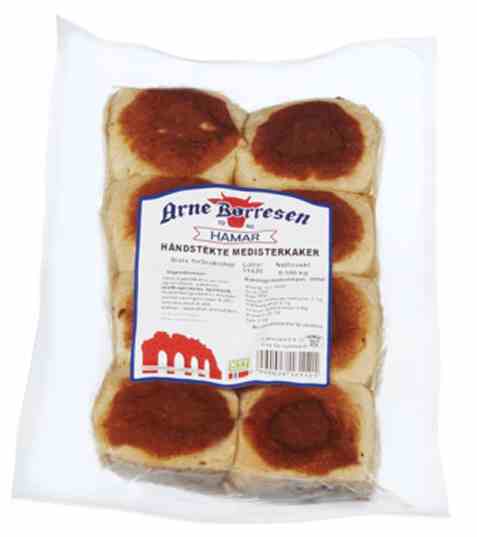 Bilde av Arne Børresen medisterkaker 500gr. Bilde av Arne Børresen medisterkaker 500gr.