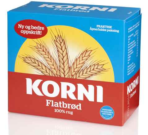 Bilde av Kavli Korni Flatbrød. Bilde av Kavli Korni Flatbrød.