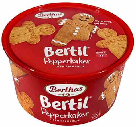 Bilde av Berthas pepperkaker bertil 375gr. Bilde av Berthas pepperkaker bertil 375gr.