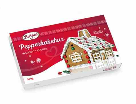 Bilde av Berthas pepperkakehus 300gr. Bilde av Berthas pepperkakehus 300gr.