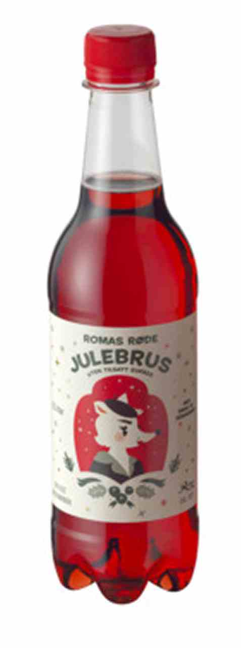 Bilde av Romas Røde Julebrus 0,5l uten sukker. Bilde av Romas Røde Julebrus 0,5l uten sukker.