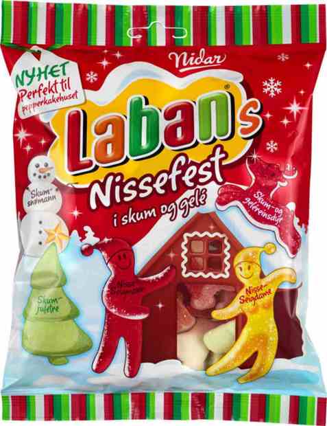 Bilde av Nidar laban nissefest 350gr. Bilde av Nidar laban nissefest 350gr.