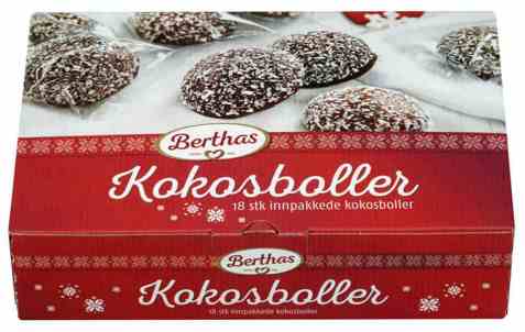 Bilde av Berthas kokosboller 18 stk. Bilde av Berthas kokosboller 18 stk.