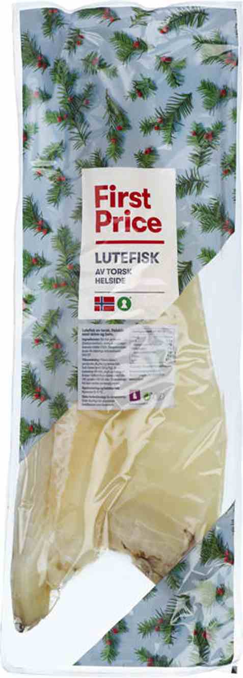 Bilde av First Price lutefisk torsk helside 1200gr. Bilde av First Price lutefisk torsk helside 1200gr.