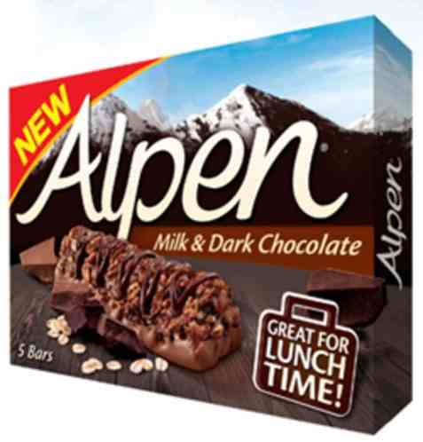 Bilde av Weetabix alpen bar dark chocolate 5x29gr. Bilde av Weetabix alpen bar dark chocolate 5x29gr.