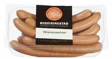 Bilde av Brødrene Ringstad Wienerpølser 680g. Bilde av Brødrene Ringstad Wienerpølser 680g.