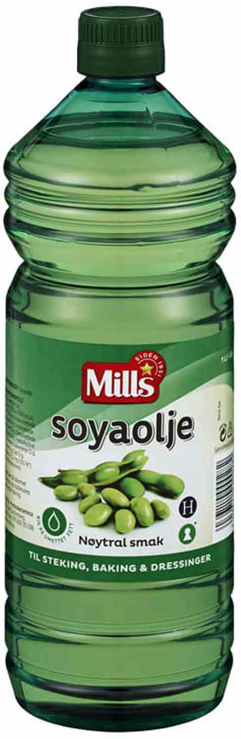 Bilde av Mills soyaolje 1liter. Bilde av Mills soyaolje 1liter.