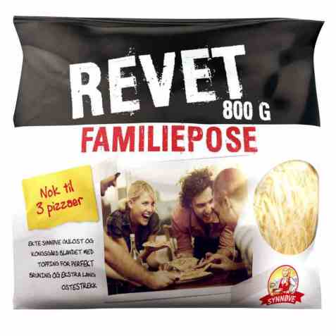Bilde av Synnøve Revet Gulost Familie 800gr. Bilde av Synnøve Revet Gulost Familie 800gr.