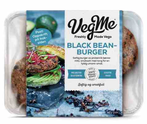 Bilde av Vegme Black Bean-burger 240g. Bilde av Vegme Black Bean-burger 240g.