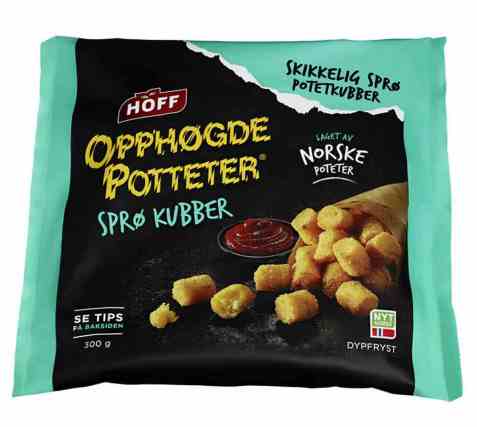 Bilde av Hoff Opphøgde Potteter sprø kubber 300gr. Bilde av Hoff Opphøgde Potteter sprø kubber 300gr.
