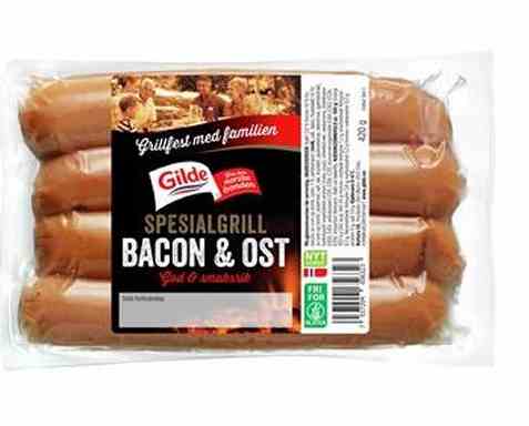 Bilde av Gilde Spesialgrill bacon og ost 420gr. Bilde av Gilde Spesialgrill bacon og ost 420gr.