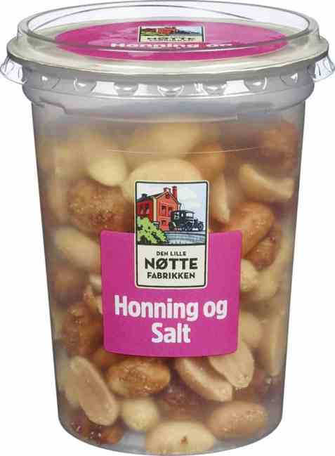 Bilde av Den Lille Nøttefabrikken nøttemix honning og salt 110gr. Bilde av Den Lille Nøttefabrikken nøttemix honning og salt 110gr.