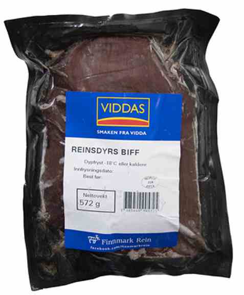 Bilde av Finnmark Rein viddas reinsdyrbiff. Bilde av Finnmark Rein viddas reinsdyrbiff.