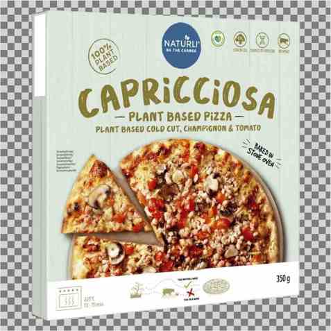 Bilde av Naturli Pizza Capricciosa. Bilde av Naturli Pizza Capricciosa.