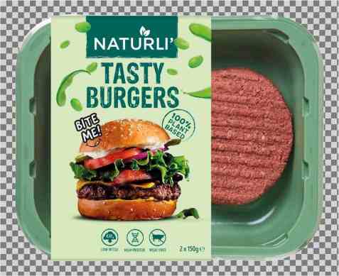 Bilde av Naturli tasty burgers 300gr. Bilde av Naturli tasty burgers 300gr.