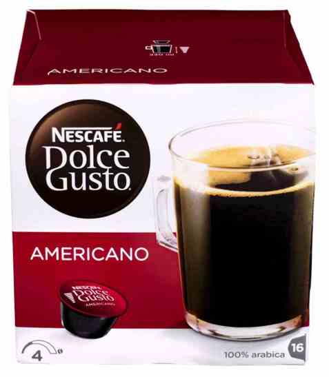 Bilde av Nescafe Dolce Gusto caffe americano 16 kapsler. Bilde av Nescafe Dolce Gusto caffe americano 16 kapsler.
