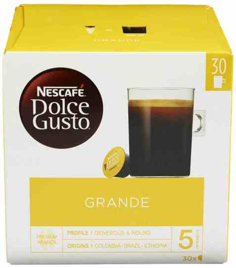 Bilde av Nescafe Dolce Gusto grande loyalty 30 kapsler. Bilde av Nescafe Dolce Gusto grande loyalty 30 kapsler.