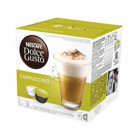Bilde av Nescafe Dolce Gusto cappuccino 16 kapsler. Bilde av Nescafe Dolce Gusto cappuccino 16 kapsler.
