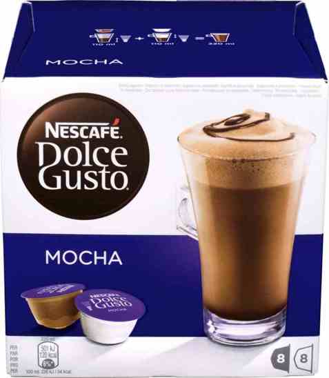 Bilde av Nescafe Dolce Gusto mocca 16 kapsler. Bilde av Nescafe Dolce Gusto mocca 16 kapsler.