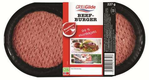 Bilde av Gilde Beef Burger. Bilde av Gilde Beef Burger.