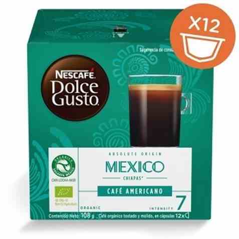 Bilde av Nescafe Dolce Gusto mexico organic 12 kapsler. Bilde av Nescafe Dolce Gusto mexico organic 12 kapsler.