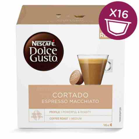Bilde av Nescafe Dolce Gusto cortado espresso 16 kapsler.