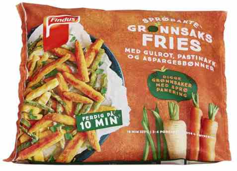 Bilde av Findus sprøbakte grønnsaks fries 350gr. Bilde av Findus sprøbakte grønnsaks fries 350gr.