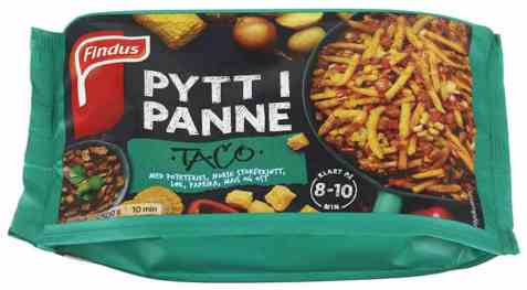 Bilde av Findus Pytt i Panne tacosmak 500gr. Bilde av Findus Pytt i Panne tacosmak 500gr.