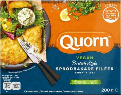 Bilde av Quorn sprøbakte fileter vegan 200gr. Bilde av Quorn sprøbakte fileter vegan 200gr.