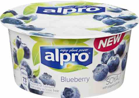 Bilde av Alpro soyayoghurt Blåbær 150gr. Bilde av Alpro soyayoghurt Blåbær 150gr.
