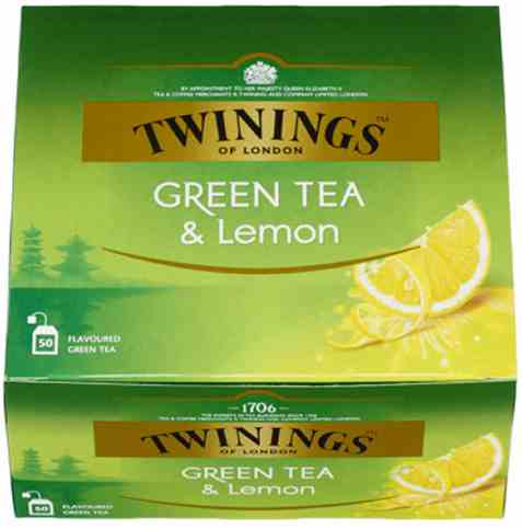 Bilde av Twinings Grønn Te sitron 50 poser. Bilde av Twinings Grønn Te sitron 50 poser.