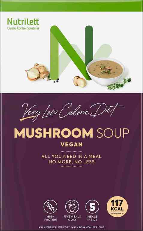 Bilde av Nutrilett soup mushroom 5 pk. Bilde av Nutrilett soup mushroom 5 pk.