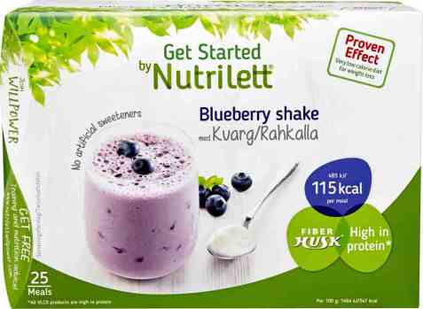 Bilde av Nutrilett shake VLCD Blueberry Kvarg. Bilde av Nutrilett shake VLCD Blueberry Kvarg.