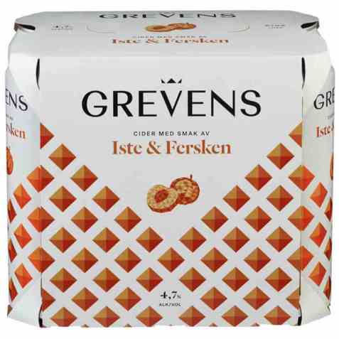 Bilde av Grevens cider iste og fersken. Bilde av Grevens cider iste og fersken.