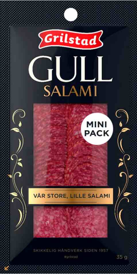 Bilde av Grilstad gullsalami 35gr. Bilde av Grilstad gullsalami 35gr.