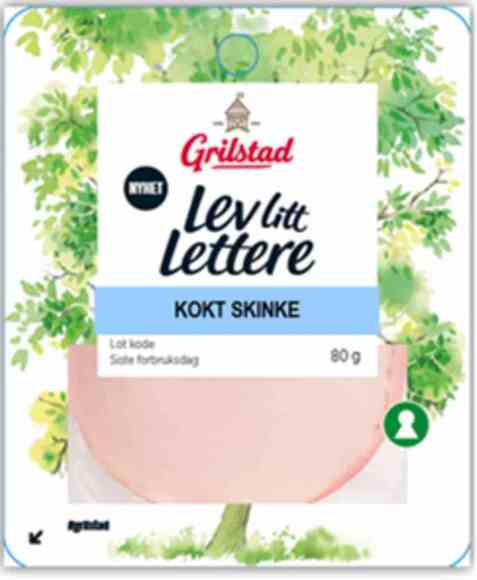 Bilde av Grilstad lev litt lettere kokt skinke. Bilde av Grilstad lev litt lettere kokt skinke.