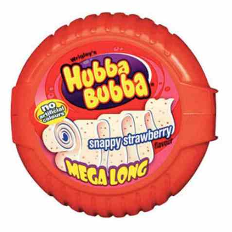 Bilde av Hubba Bubba tape jordbær. Bilde av Hubba Bubba tape jordbær.