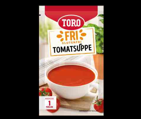 Bilde av Toro glutenfri tomatsuppe porsjonspakning. Bilde av Toro glutenfri tomatsuppe porsjonspakning.
